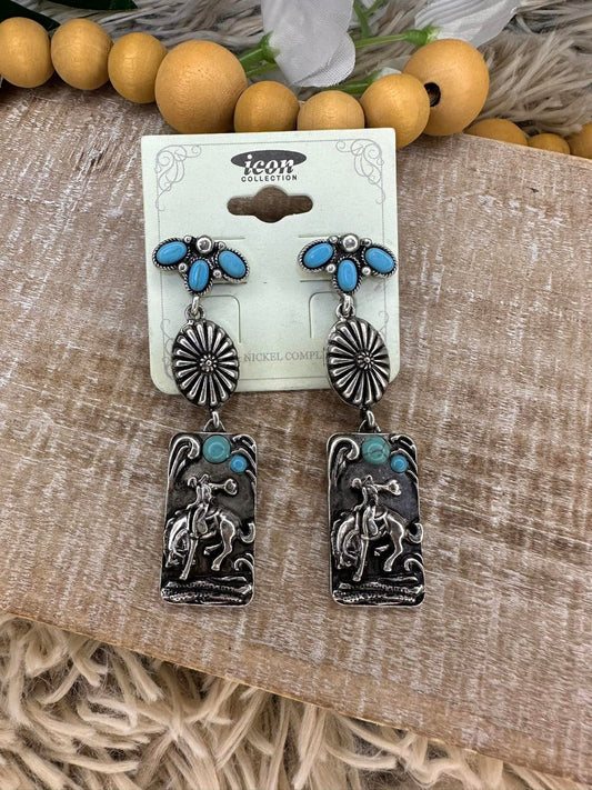 Bronc Earrings