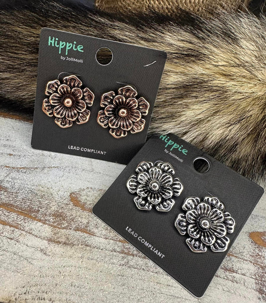 Stud Flower Earrings