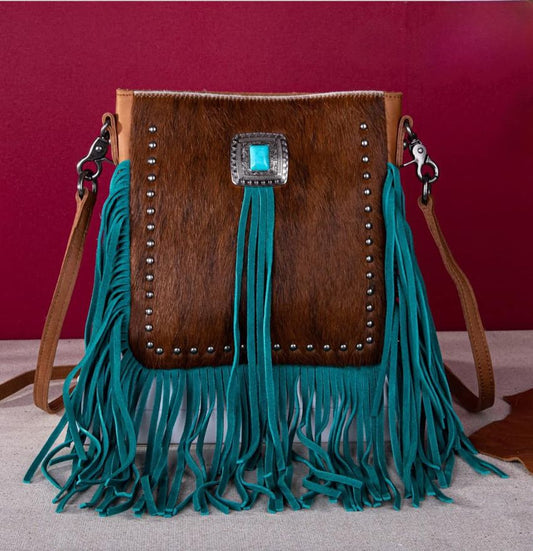 Montana West Hide Crossbody Bag