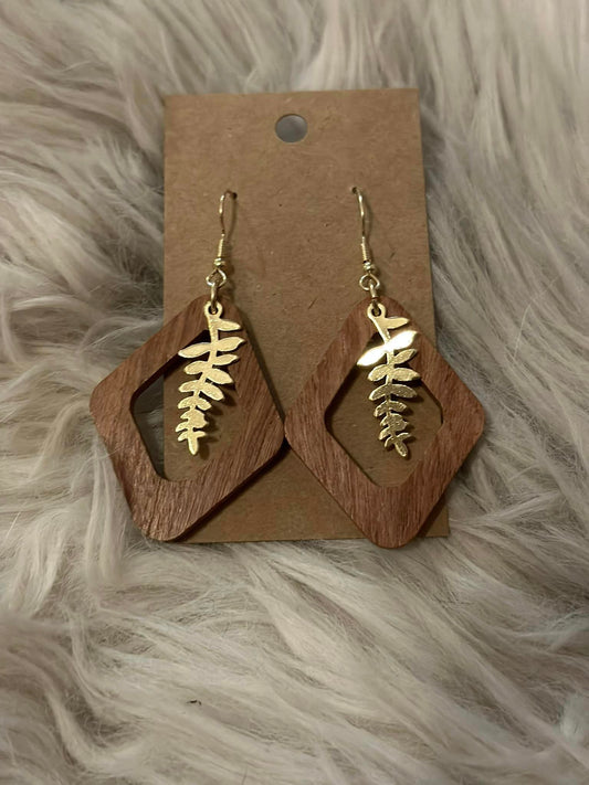 Gold Leaf Earrings