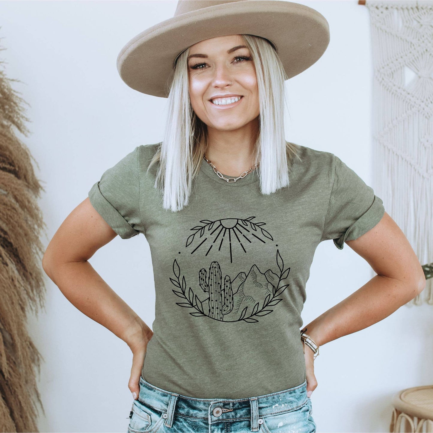 Desert Shirt Cute Cactus T Shirt Arizona Graphic Tee