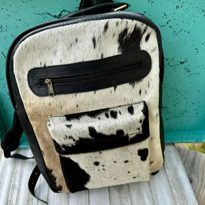 Cowhide Backpack