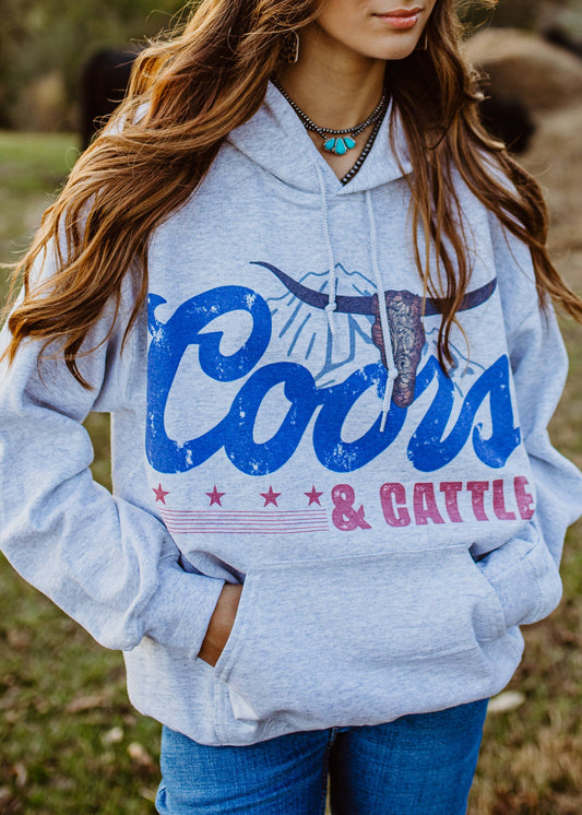 Coors & Cattle Western Hoodie